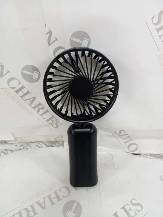 UNBRANDED STYLISH HANDHELD DESK FAN IN BLACK