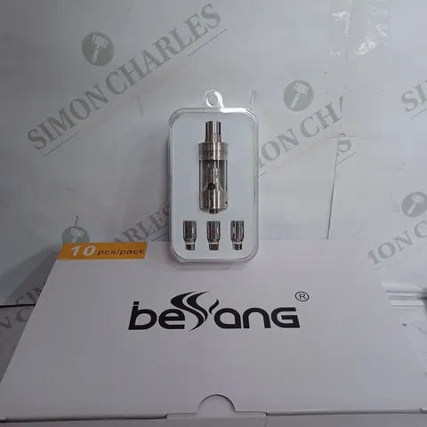 SET OF APPROX 10 BEVANG CVS BIG TANK 7ML WITH 3 BTC COILS 