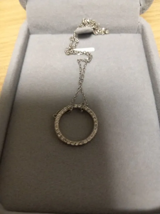 BOXED SAY IT WITH DIAMONDS CIRCLE OF LIFE NECKLACE