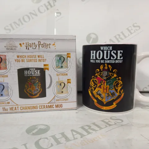 HARRY POTTER WHICH HOUSE WILL YOU BE SORTED INTO 11OZ HEAT CHANGING MUG