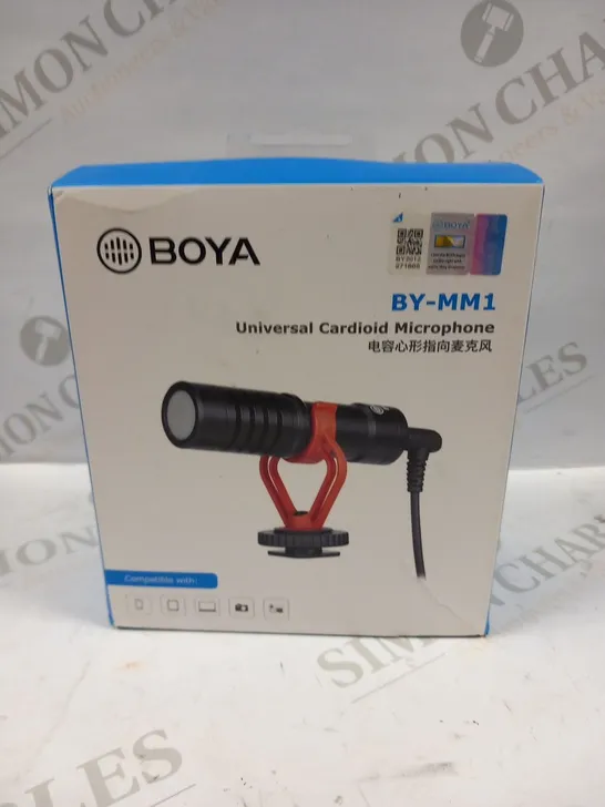 BOXED BOYA BY-MM1 UNIVERSAL CARDOID MICROPHONE