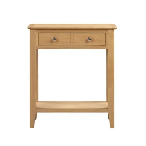 BOXED COTSWOLD COMPACT HALL TABLE NATURAL OAK