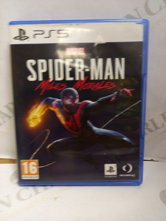 SPIDER-MAN MILES MORALES PLAYSTATION 5 GAME 