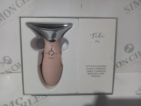 BOXED TILI PRO LED ANTI-AGEING HOT & COLD FACIAL TONING DEVICE