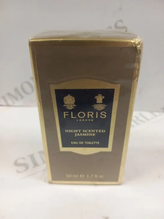 BOXED AND SEALED FLORIS LONDON NIGHT SCENTED JASMINE EAU DE TOILETTE 50ML