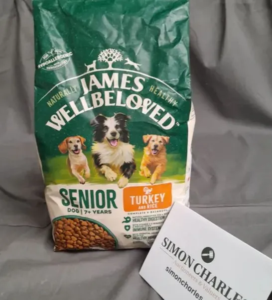 JAMES WELL-BELOVED SENIOR DOG 2KG BAG - TURKEY & RICE