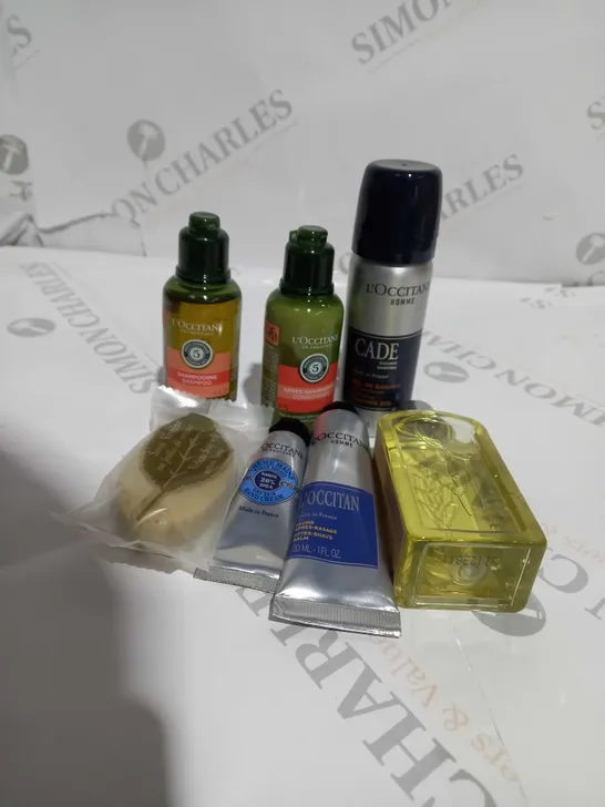 L'OCCITANE 7 PIECE MEN'S GROOMING ESSENTIALS & TIN BOX