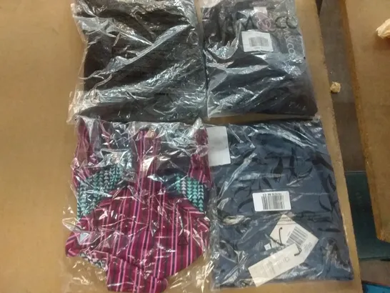 BOX OF 15 ASSORTED CLOTHING ITEMS INCLUDING MASAI BLUE TOP, SUNSHINE REVERSIBLE BOTTOMS, KIM&CO BLACK TOP, DANNII MINOGUE SPARKLING TOP