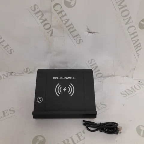 BOXED BELL & HOWELL 2IN1 WIRELESS CHARGING TOUCH SPEAKER
