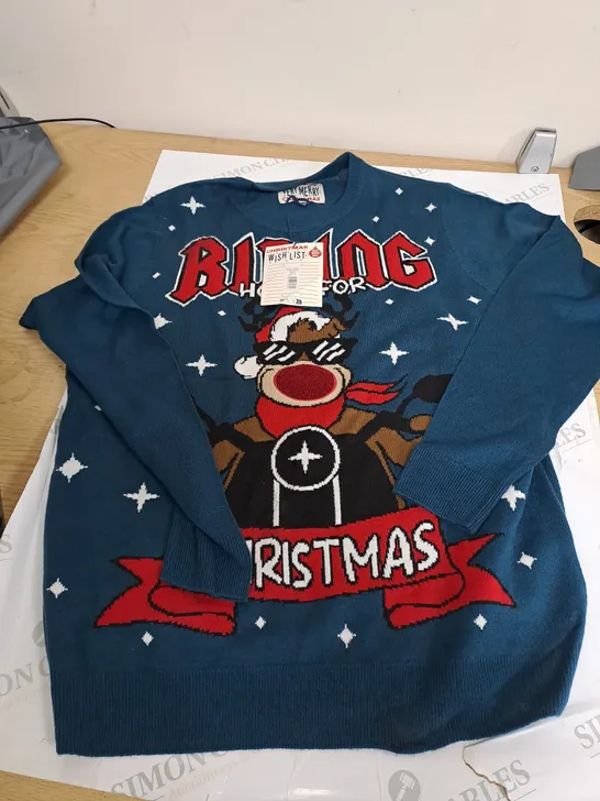 BIDIOG CHRISTMAS JUMPER SIZE XL 