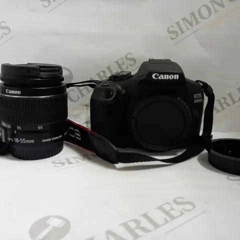 CANON DS126741 EOS 2000D CAMERA WITH EFS18-55MM LENS