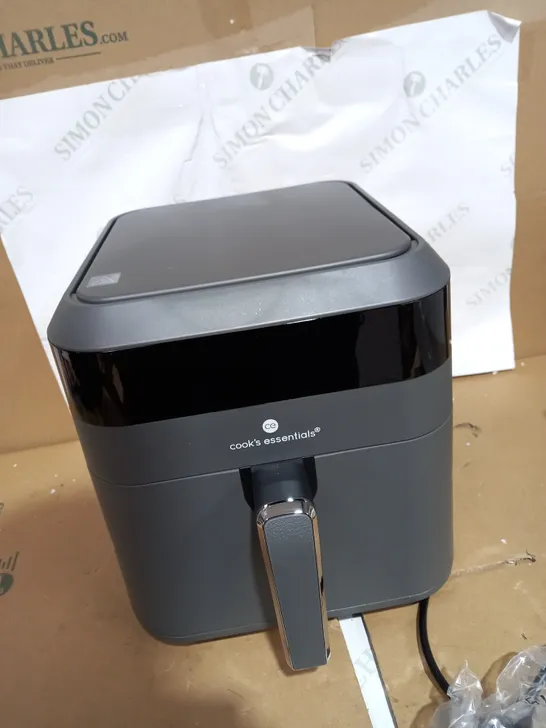 BOXED COOK'S ESSENTIALS 5.8L AIR FRYER IN SLATE GREY