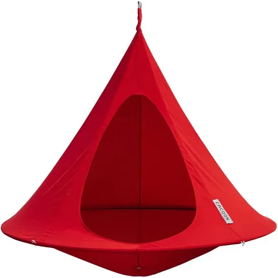 BOXED CACOON-ISLAND VIBE HANGING CHAIR - RED (1 BOX)