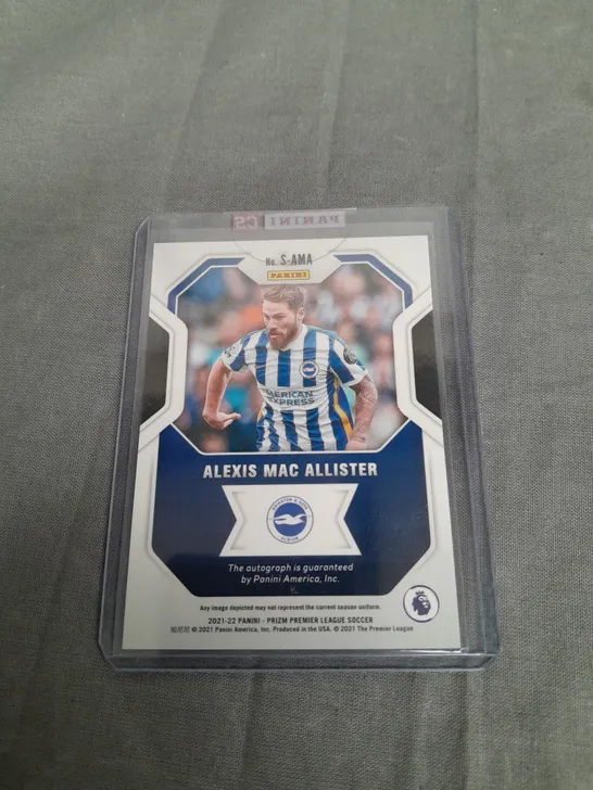 SIGNED ALEXIS MAC ALLISTER TRADING CARD