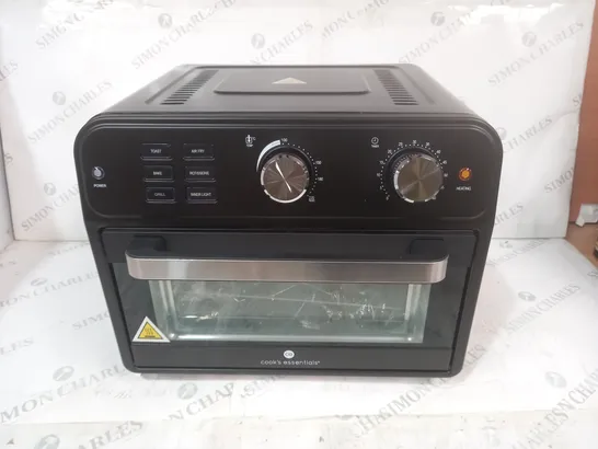 BOXED COOK'S ESSENTIAL 21-LITRE AIRFRYER OVEN IN BLACK 