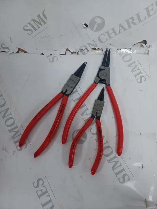 KNIPEX PLIER STRAIGHT TIP SET 