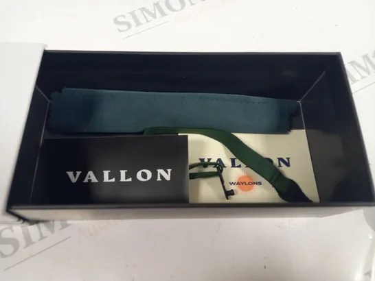 BOXED PAIR OF VALLON WAYLON GLASSES - BLACK