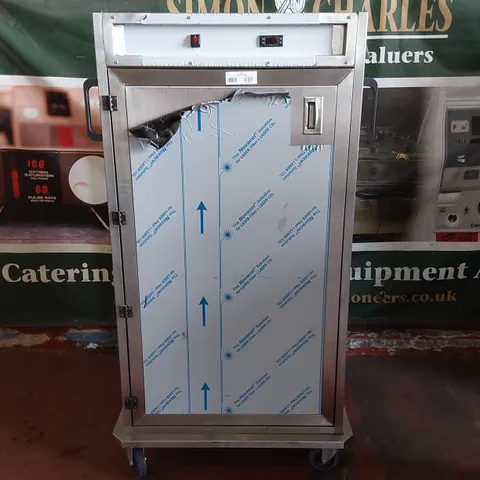 LARGE COMMERCIAL STAINLESS STEEL FOOD STORAGE UNIT