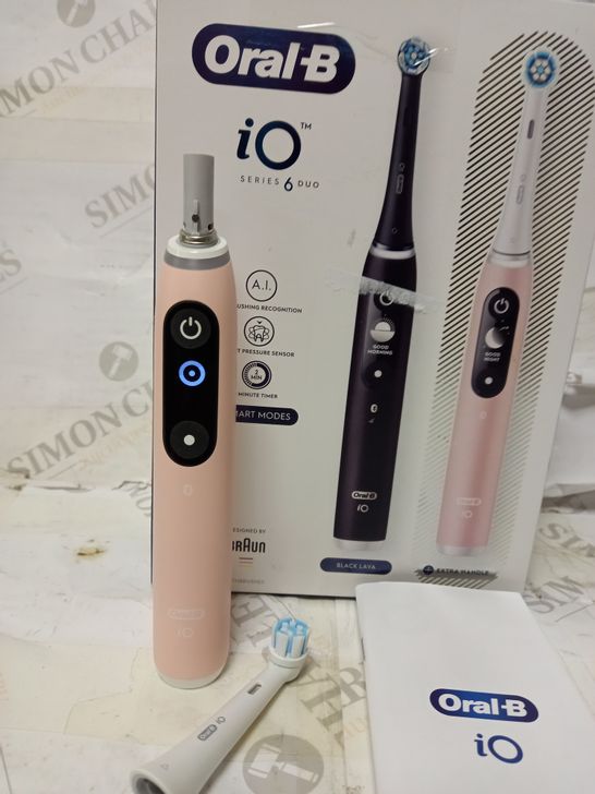 ORAL-B IO SERIES 6 ELECTRIC TOOTHBRUSH PINK ONLY
