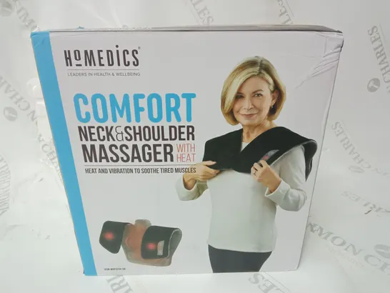 BOXED HOMEDICS COMFORT NECK & SHOULDERS MASSAGER WITH HEAT