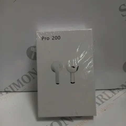 BOXED UNBRANDED PRO 200 WIRELESS EARPHONES WHITE