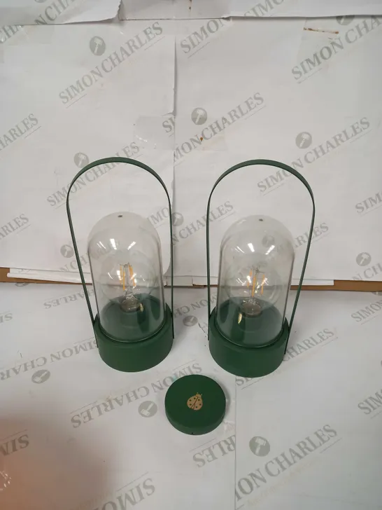 BUNDLEBERRY BY AMANDA HOLDEN SET OF 2 INDOOR OUTDOOR LANTERNS