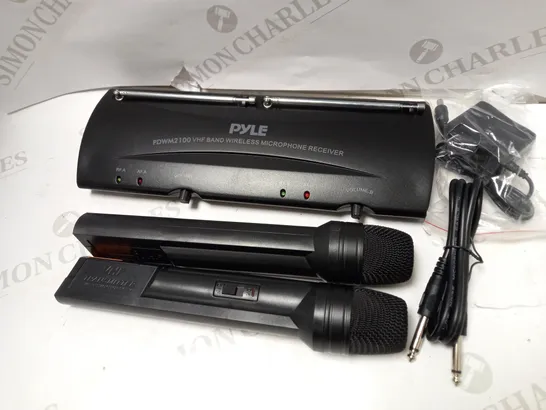 PYLE PDWM2100 PROFESSIONAL DUAL VHF WIRELESS HANDHELD MICROPHONE SYSTEM