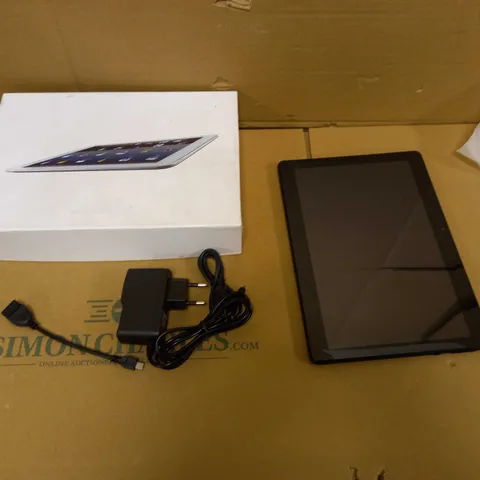 BLACK TOUCH SCREEN TABLET - BOXED