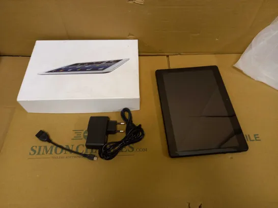 BLACK TOUCH SCREEN TABLET - BOXED