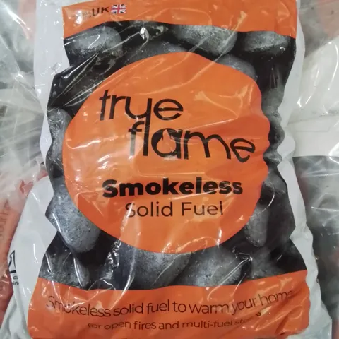 A PALLET TO CONTAIN APPROXIMATELY 95 X 10KG TRUE FLAME SMOKELESS SOLID FUEL CHARCOAL BRIQUETTES 