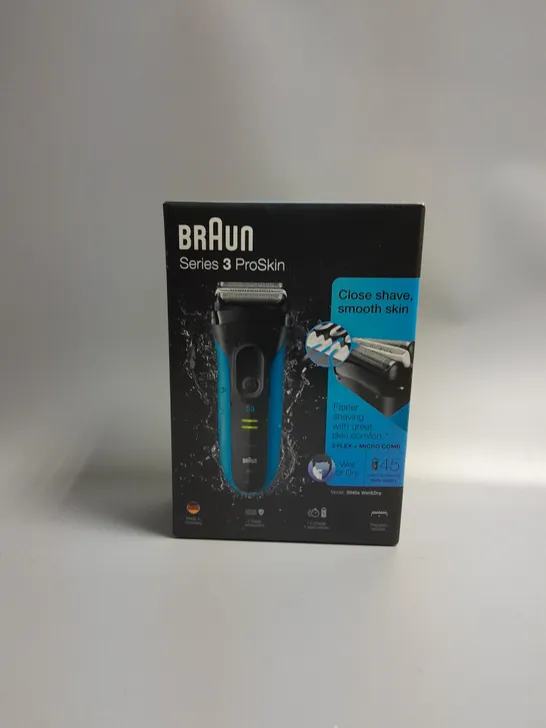 BOXED BRAUN SERIES 3 PROSKIN SHAVER 