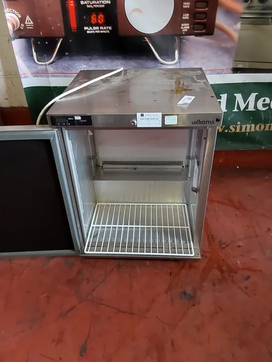 WILLIAMS HA135SS R290 R1 UNDER COUNTER COMMERCIAL FRIDGE