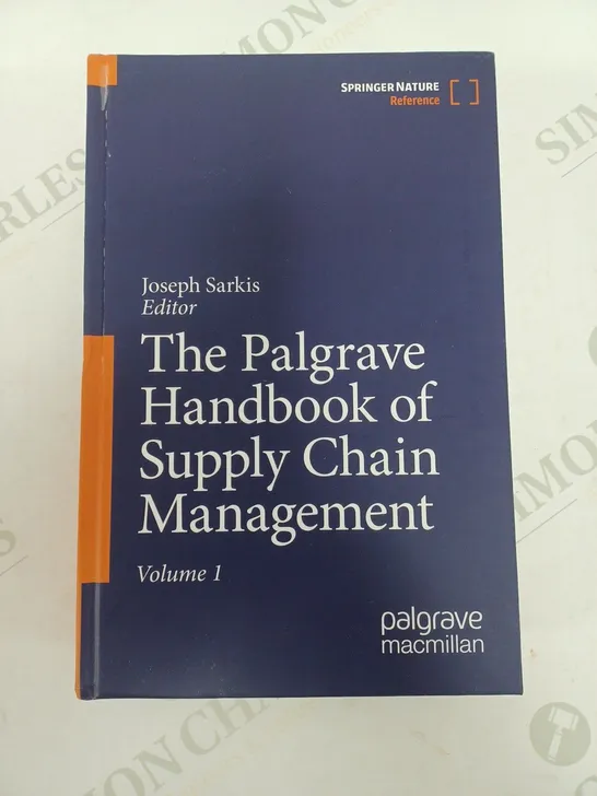 THE PALGRAVE HANDBOOK OF SUPPLY CHAIN MANAGEMENT VOLUME 1