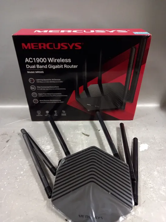 BOXED MERCUSYS AC1900 WIRELESS DUAL BAND GIGABIT ROUTER 