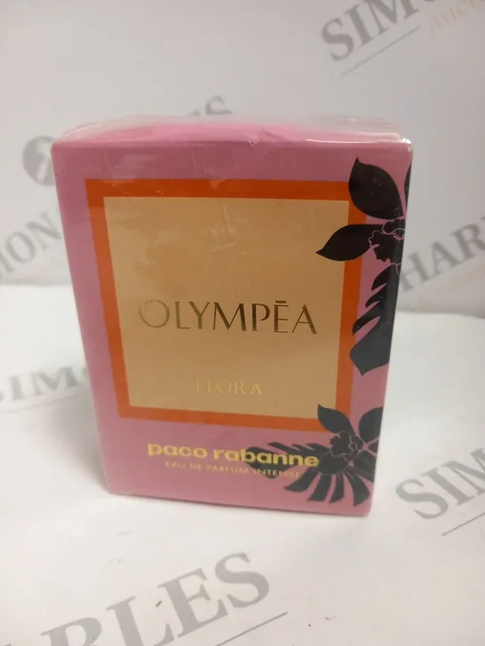 BOXED AND SEALED OLYMPEA FLORA PACO RABANNE EAU DE PARFUM INTENSE 30ML