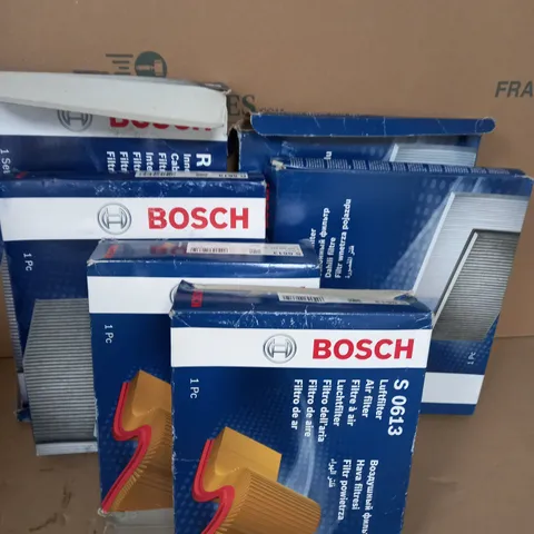 BOX OF APPROX. 6 ASSORTED  BOSCH AIR FILTERS 