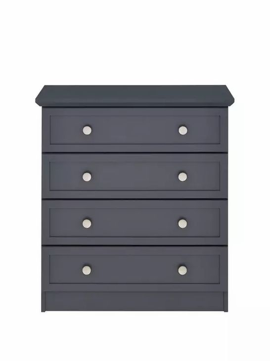 CHESTER 4 DRAWER CHEST - COLLECTION ONLY RRP £149