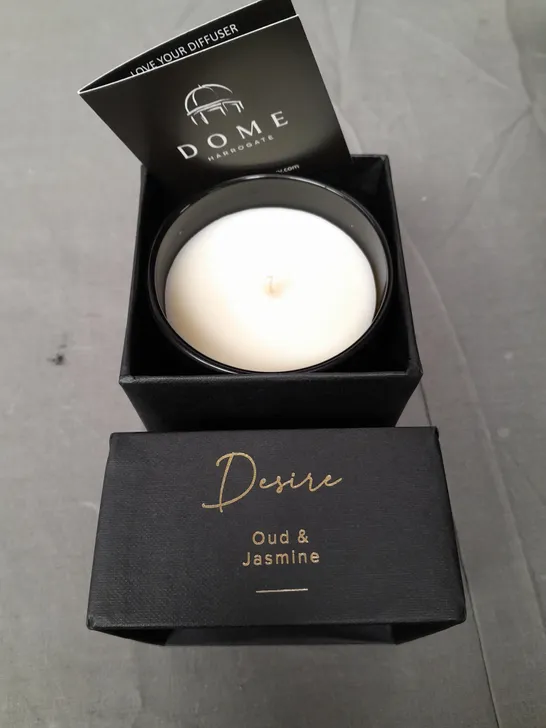 BOXED DOME HARROGATE OUD AND JASMINE SCENTED CANDLE