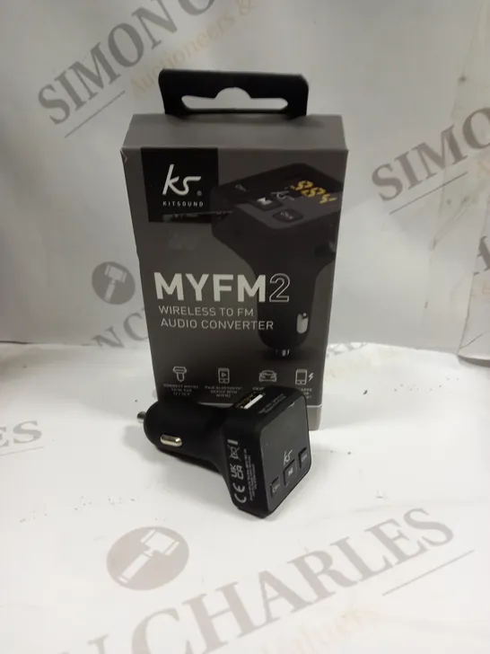 BOXED 20X  KITSOUND MYFM2 WIRELESS TO FM CONVERTOR 