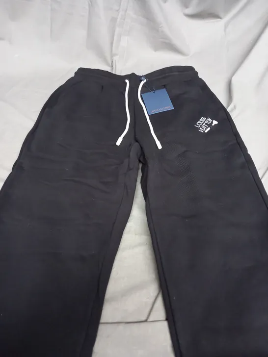 LOUIS VUITTON PARIS BLACK JOGGING PANTS - LARGE