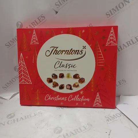 BOX OF 6 THORNTONS CLASSIC CHRISTMAS COLLECTION CHOCOLATE'S