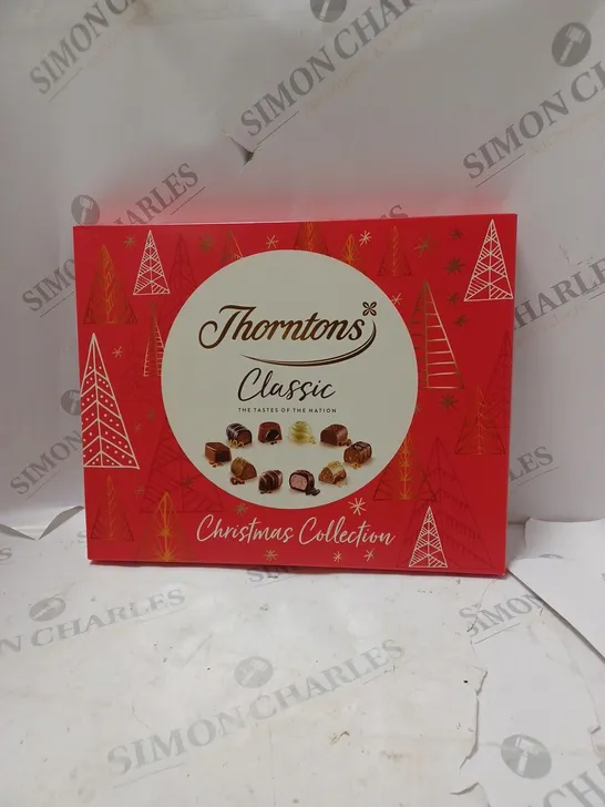 BOX OF 6 THORNTONS CLASSIC CHRISTMAS COLLECTION CHOCOLATE'S