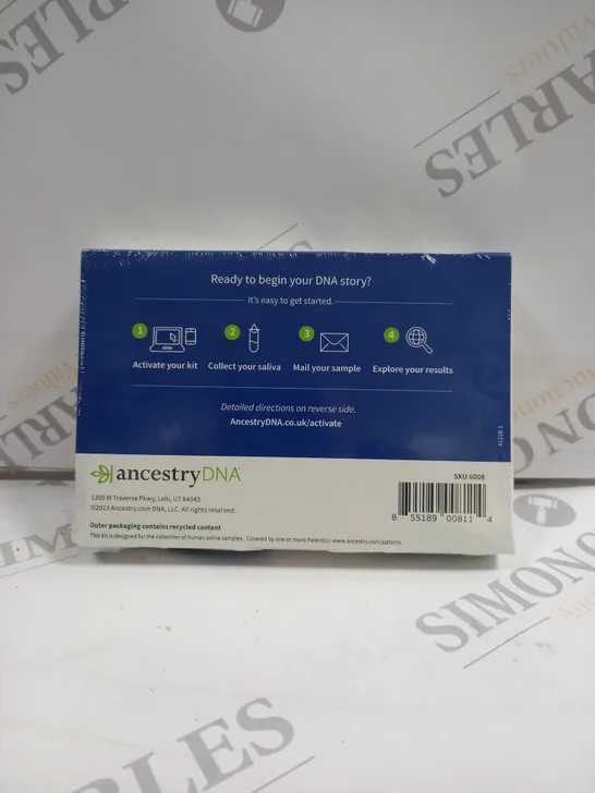 ANCESTRY DNA ACTIVATION KIT 