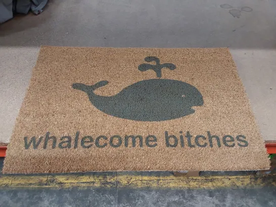 BAGGED DORA WHALECOME BITCHES DOORMAT (1 ITEM)