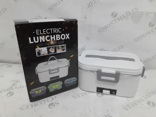 BOXED ELECTRIC LUNCHBOX IN WHITE/GREY