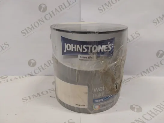 BOXED 2.5L JOHNSTONE'S WALL & CEILING PAINT MATT MAGNOLIA (1 BOX)