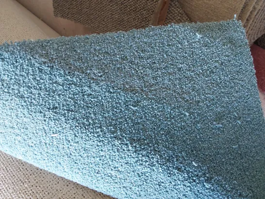 ROLL OF QUALITY TARDEBIGGE TURQUOISE CARPET APPROXIMATELY  6.65m x 4m