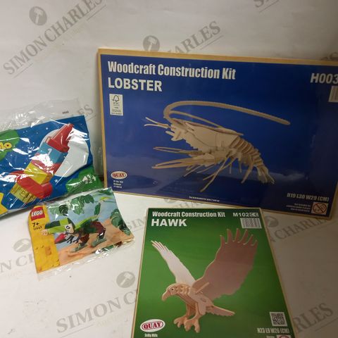 BUILD YOUR OWN LOBSTER & HAWK WITH MINI LEGO AND DUPLO SET