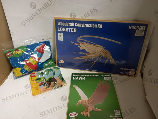 BUILD YOUR OWN LOBSTER & HAWK WITH MINI LEGO AND DUPLO SET