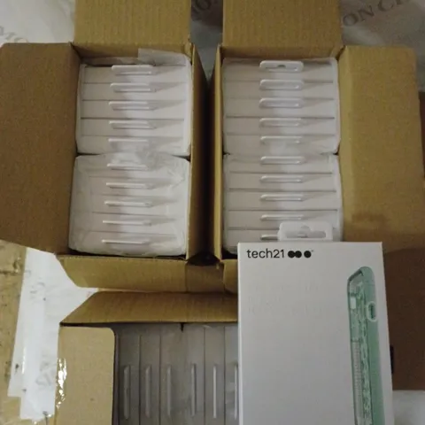 LOT OF APPROXIMATELY 32 BRAND NEW BOXED TECH 21 EVO GEM CASE WITH 9.9FT 3-LAYER DROP PROTECTION FOR IPHONE 7 T21-5407 GREEN